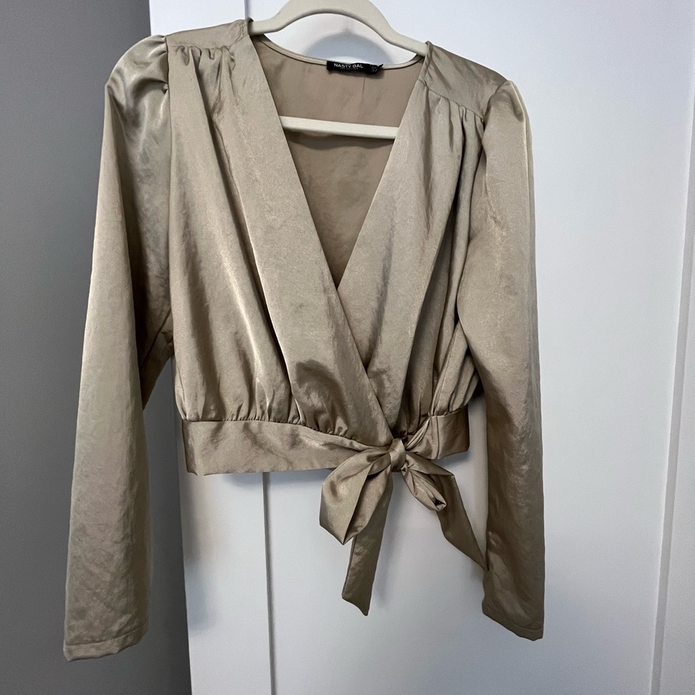 Satin top